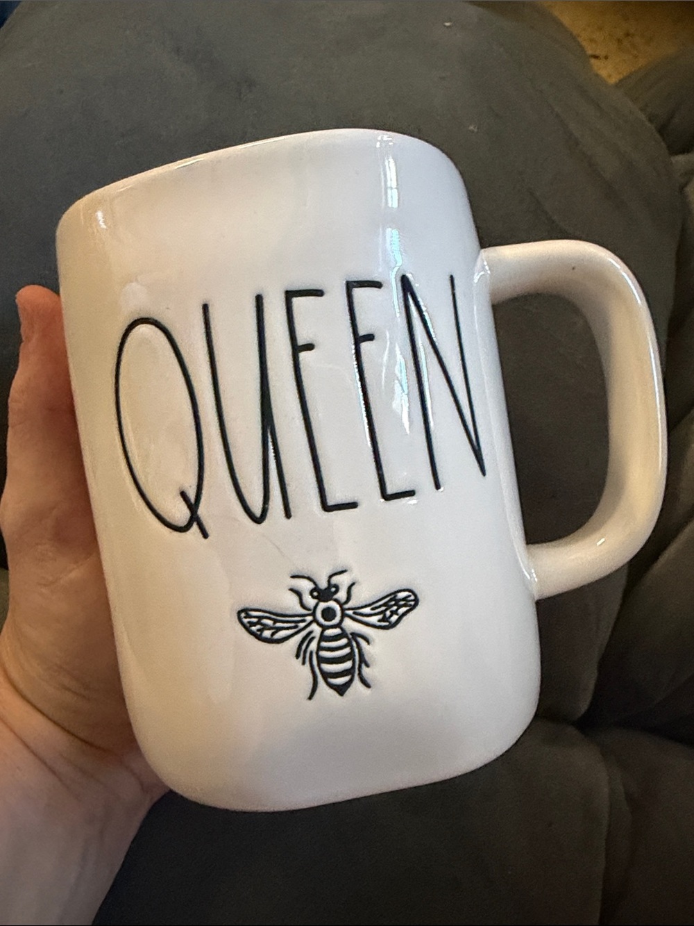 Rae Dunn "Queen Bee” Ceramic Mug